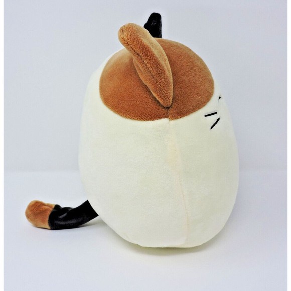 Squishmallow Cam the Calico Cat 8” Plush Stuffed Animal Closed Eyes Brown Black - Picture 2 of 7